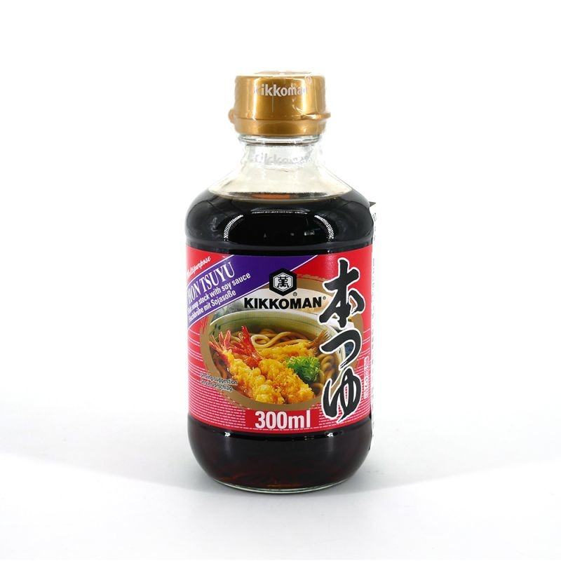 KIKKOMAN Hon Tsuyu Non-GMO (Soup Stock with Soy Sauce) 300ml
