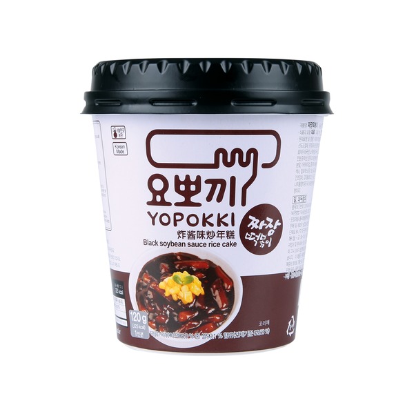 Yopokki Cup Ricecake-Black Soybean Sauce 120g