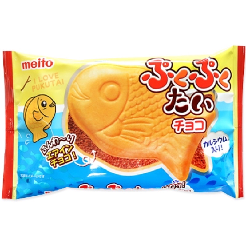 MEITO 鲷鱼烧夹心威化 巧克力口味 16.5g