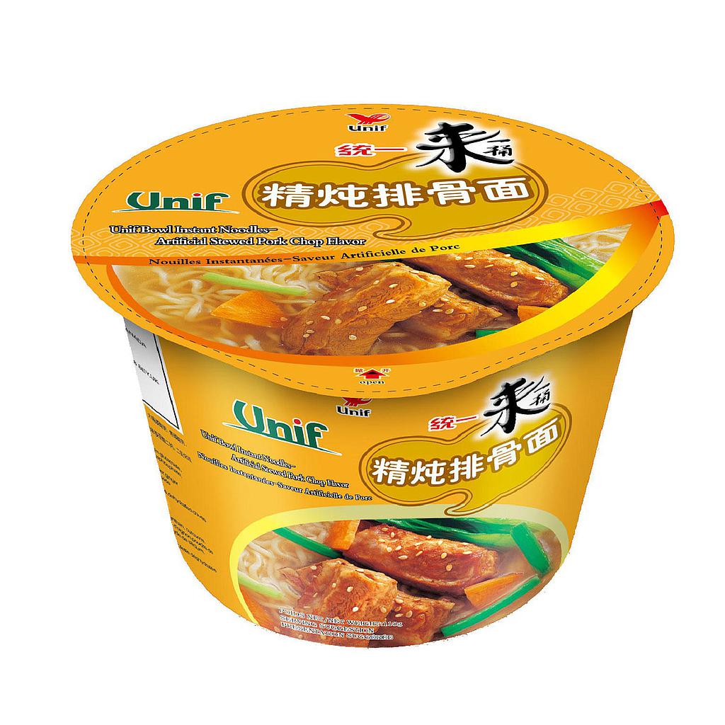 Unif Bowl Noodles-Stewed Pork Chop Flavor 110g