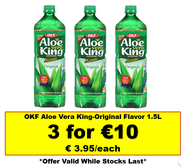 *Offer* OKF Aloe Vera King-Original Flavor *3x 1.5L*