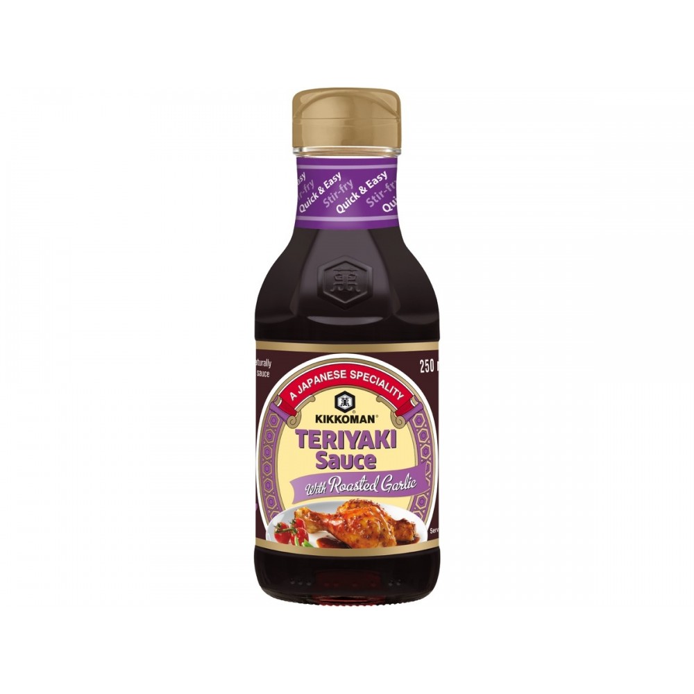 KIKKOMAN Teriyaki Sauce with Roasted Garlic 250g