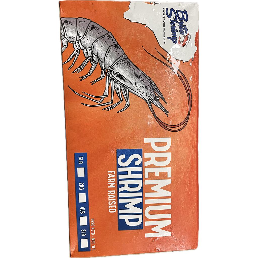 BRITO SHRIMP Vannamei Shrimp (Head lost&amp;Shell on) 2kg&amp;Shell on) 2kg
