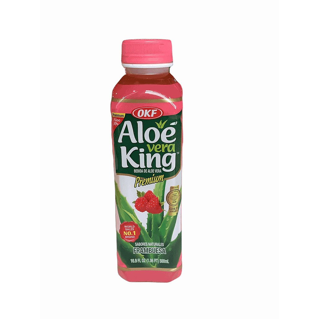 OKF Aloe Vera King-Raspberry Flavor 500ml