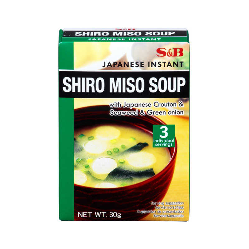 S&amp;B Instant Shiro Miso Soup（3x10g） 30g
