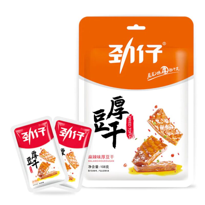 JZ Fried Tofu Hot&amp;Spicy Flavour 108g