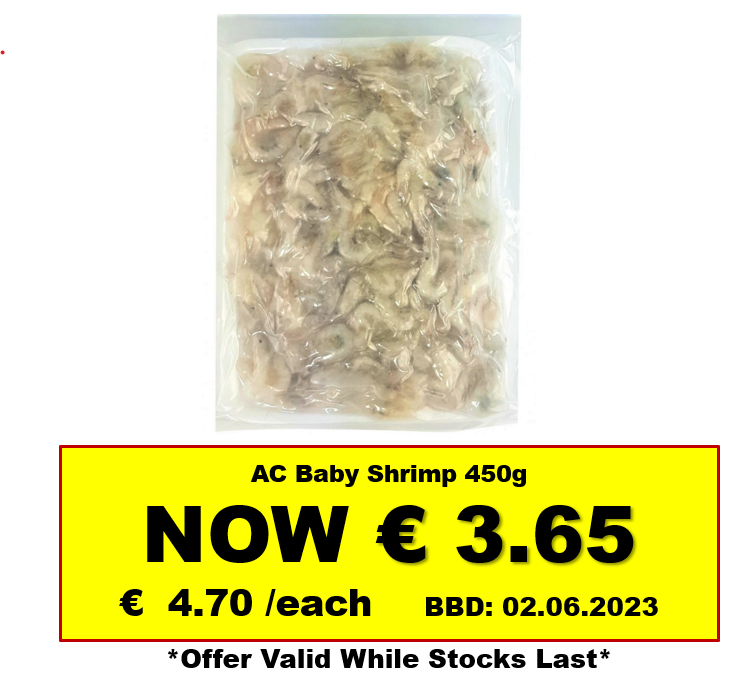 * Offer * AC Baby Shrimp 450g BBD: 02/06/2023