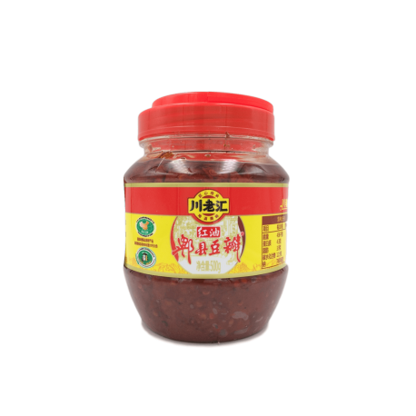 CHUAN LAO HUI Hot Broadbeans Paste In Red Oil 500g