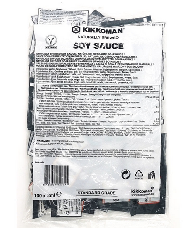 KKM Soy Sauce Standard Sachet (8ml) 100pcs