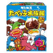 GINBIS Tabekko 아쿠아리움 비스킷 초콜렛맛 50g