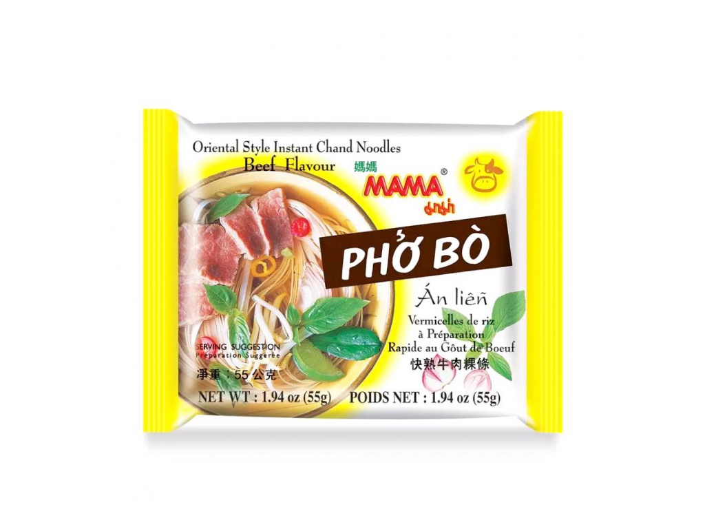 MAMA Instant Rice Noodle Beef Flavor 55g