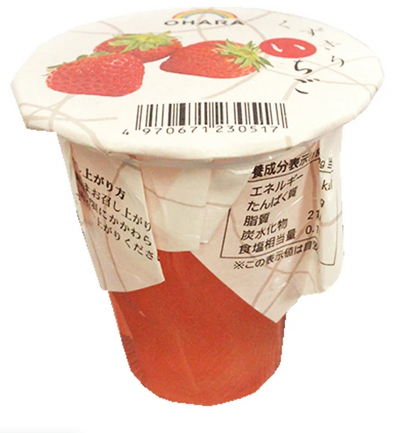 OHARA  Fruit Kuzukiri Amanatsu Strawberry 130g