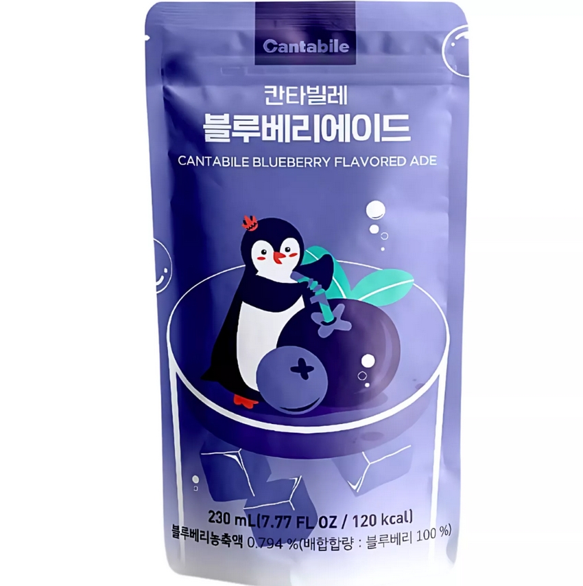 칸타빌레 블루베리 에이드 230ml