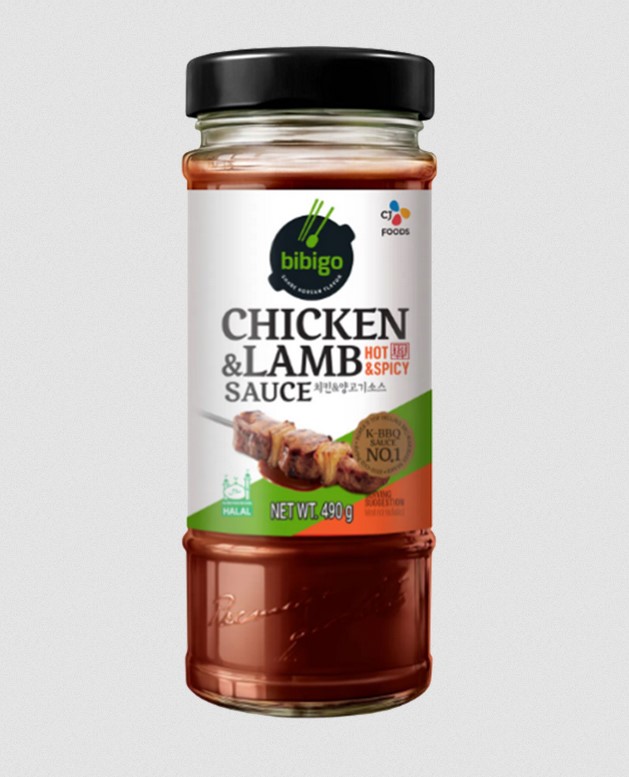 BIBIGO Chicken&amp;Lamb Hot&amp;Spicy Sauce 490g