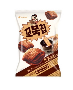 ORION Turtle Chips Choco Churros 80g