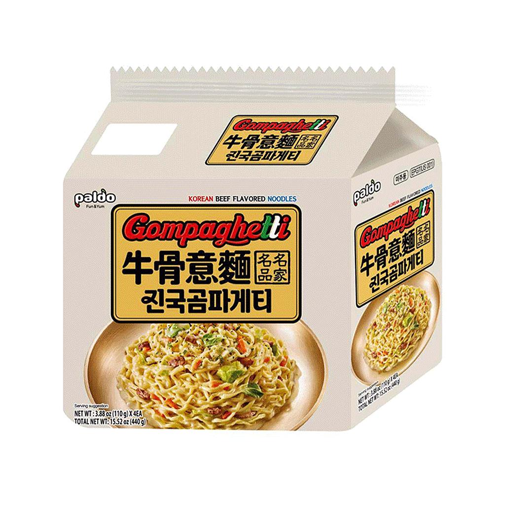 PALDO Gompaghetti Korean Beef Flavored Noodle Multipack (110gx4)