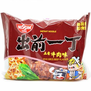 NISSIN Instant Noodle -5 Spice Beef  Flavor 100g