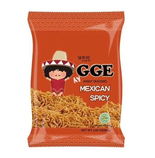 GGE Wheat Crackers-Mexican Spicy Flavor 80g