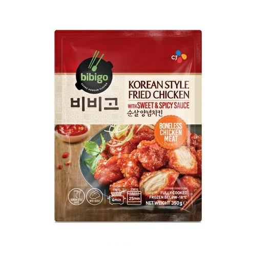 Bibigo Korean Fried Chicken Sweet &amp; Spicy 350g