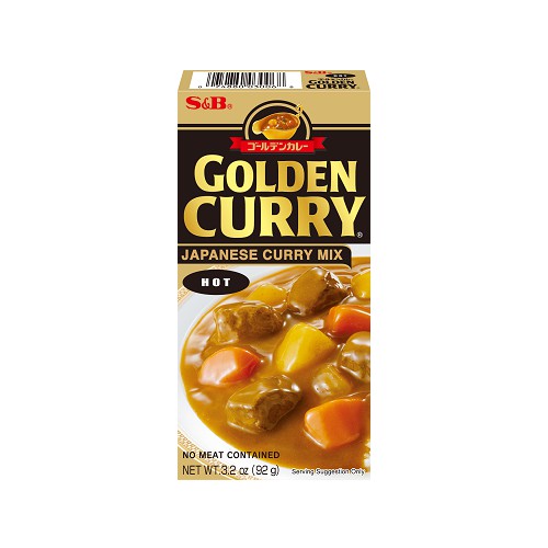 S&amp;B Golden Curry Mix-Hot 92g