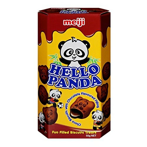 MEIJI Hello Panda Biscuits-Double Choco Flavor 50g