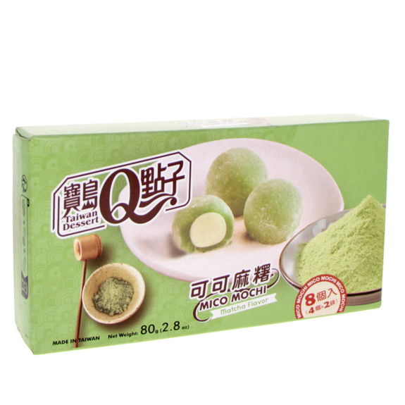 Q-Brand Mico Mochi-Matcha Flavor 80g