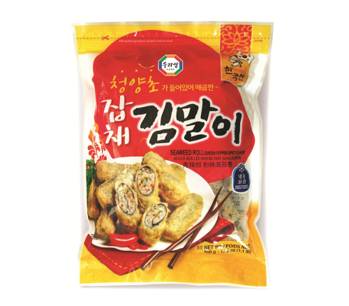 SURASANG Fried Seaweed Roll -Green Pepper Spicy Flavor 500g