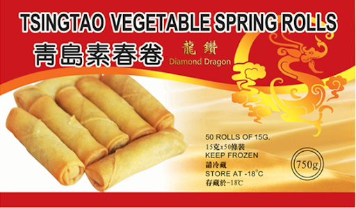 DIAMOND DRAGON Tsingtao Spring Roll 750g 青岛春卷