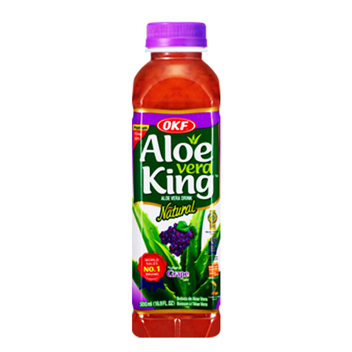 OKF Aloe Vera King-Grape Flavor 500ml 