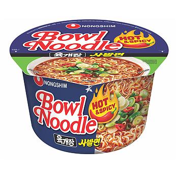NONGSHIM Noodle Bowl-Hot&Spicy Beef Flavor 100g
