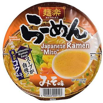 HIKARI MENRAKU 面乐日本拉面碗面 味噌味 90.9g