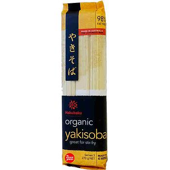 Hakubaku Organic Yakisoba Noodles 270g