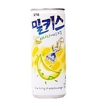 Lotte Milkis Banana Flavour Can 250ml
