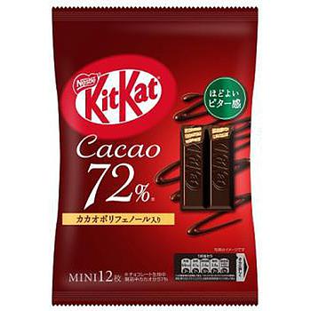 雀巢 KitKat 72% 迷你巧克力华夫 （12p）