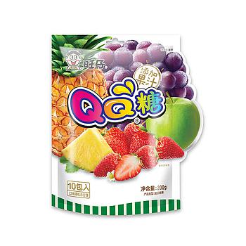 WANT-WANT QQ 혼합 과일맛 캔디 200g