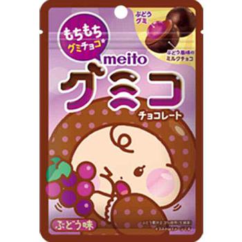 MEITO 초콜릿 젤리 포도맛 37g