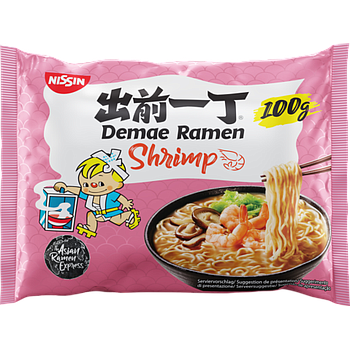 NISSIN Demae Ramen Shrimp Flavour 100g