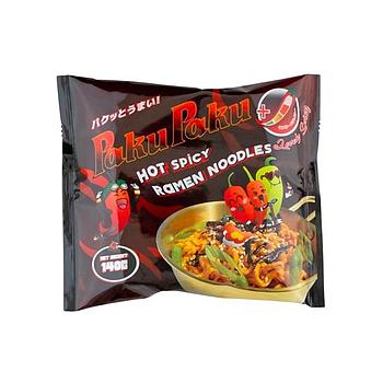 PAKUPAKU Hot Spicy Noodles - Lovely Spicy 140g