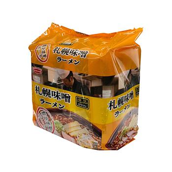 ACECOOK Ippin Instant Noodles Ramen Sapporo Miso Flavour Flavour 320g (80g*4pcs)