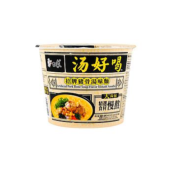 BAI XIANG Bowl Instant Noodles - Artificial Pork Bone Soup Flavor 108g