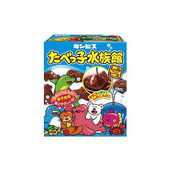 GINBIS Tabekko 아쿠아리움 비스킷 초콜렛맛 50g