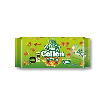 GLICO Collon Matcha Milk Flavour Biscuits 8P 112g