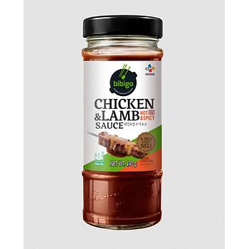 BIBIGO Chicken&Lamb Hot&Spicy Sauce 490g