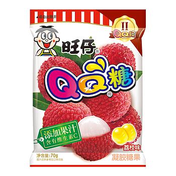 WANT WANT QQ Gummy Lychee Flavor 70g