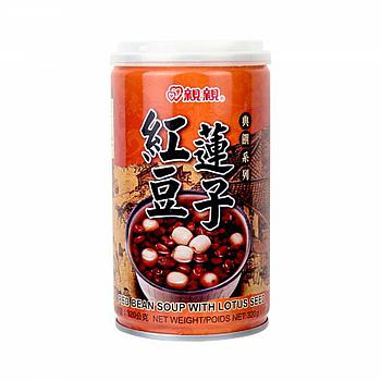 CHIN CHIN Canned Red Bean Soup With Lotus Seed 320g