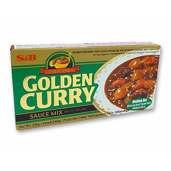 S&B Golden Curry Mix-Medium Hot 220g
