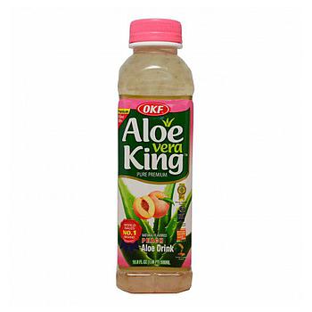OKF Aloe Vera King-Peach Flavor 500ml
